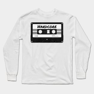 Retro 80s Music Hardcore Mixtape Long Sleeve T-Shirt